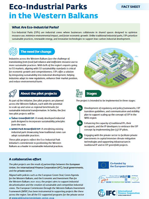 Eco-Industrial Parks in the Western Balkans