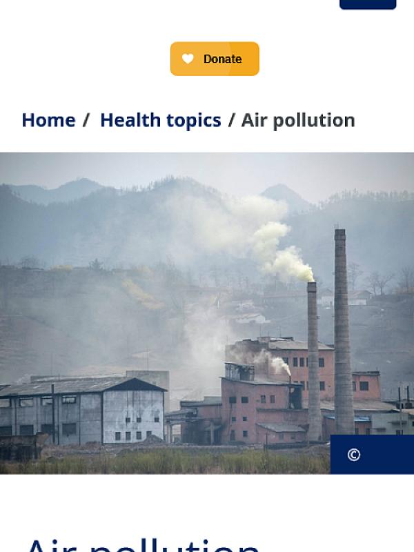 WHO – Air pollution