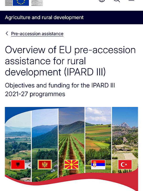 Pre-accession Assistance for Rural Development (IPARD III)