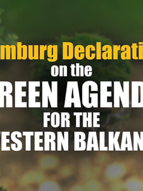 Hamburg Declaration on the Green Agenda for the Western Balkans