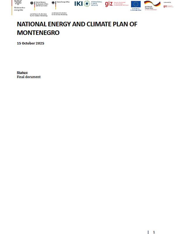 Montenegro:  Energy and Climate Plan  (2025)