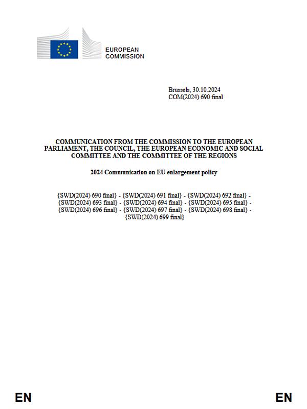 2024 Communication on EU enlargement policy