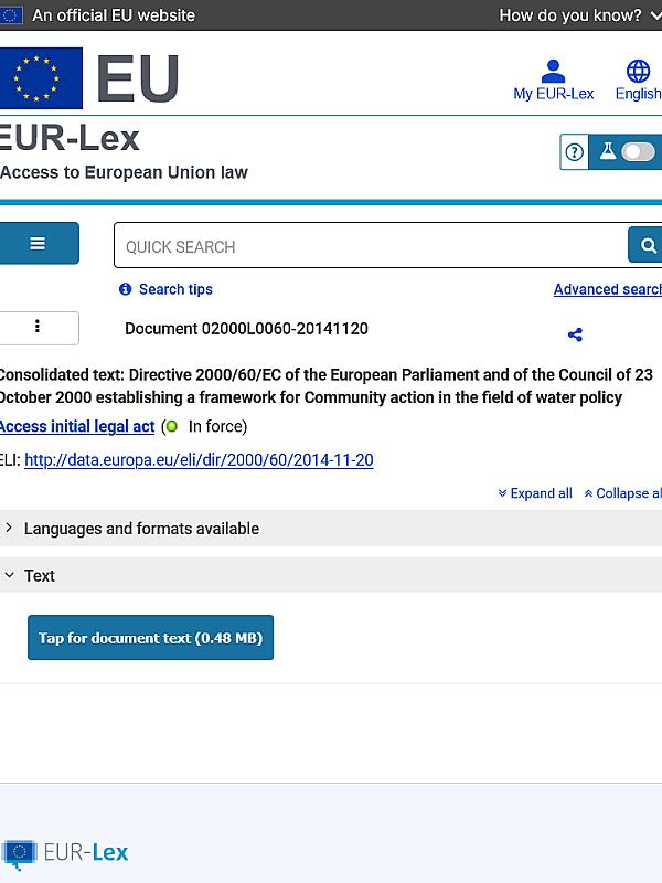 Water Framework Directive