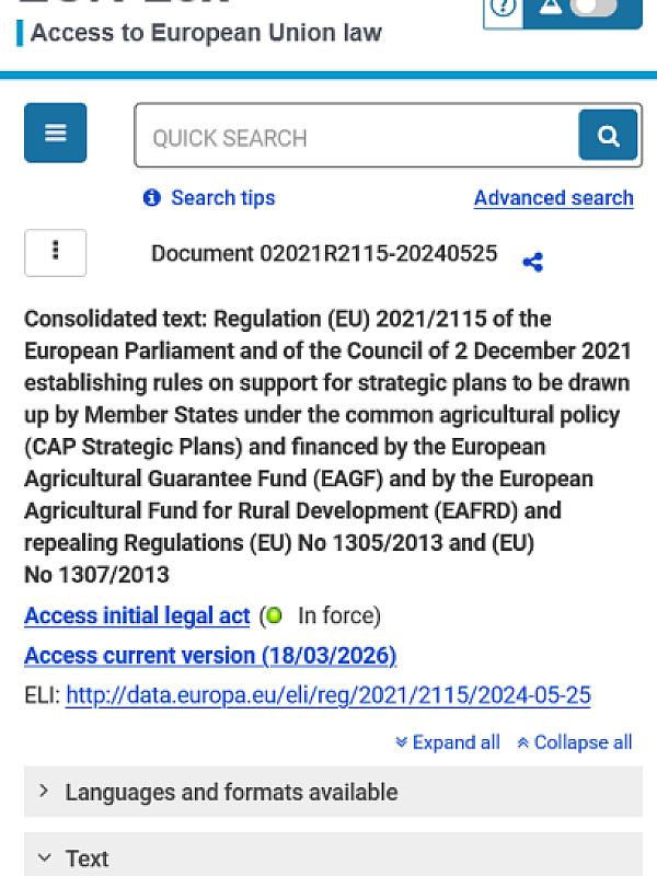 Regulation establishing rules on support for CAP Strategic Plans