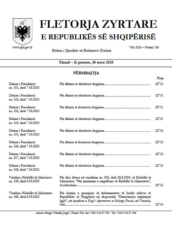 Albania: Law on Integrated Waste Management (57/2025)