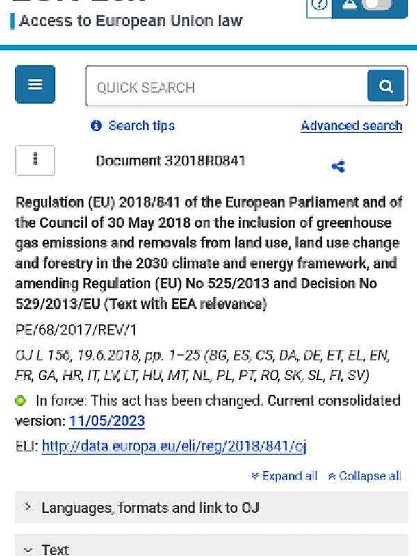 LULUCF Regulation