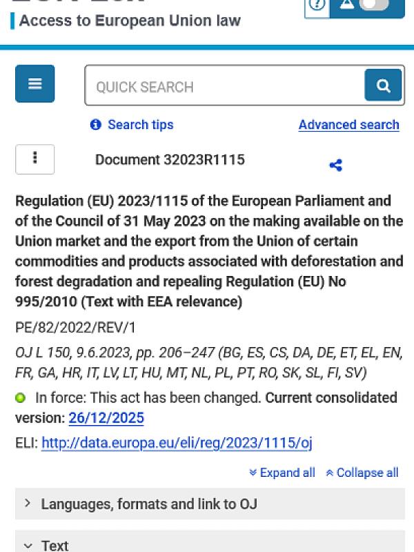 EU Deforestation Regulation