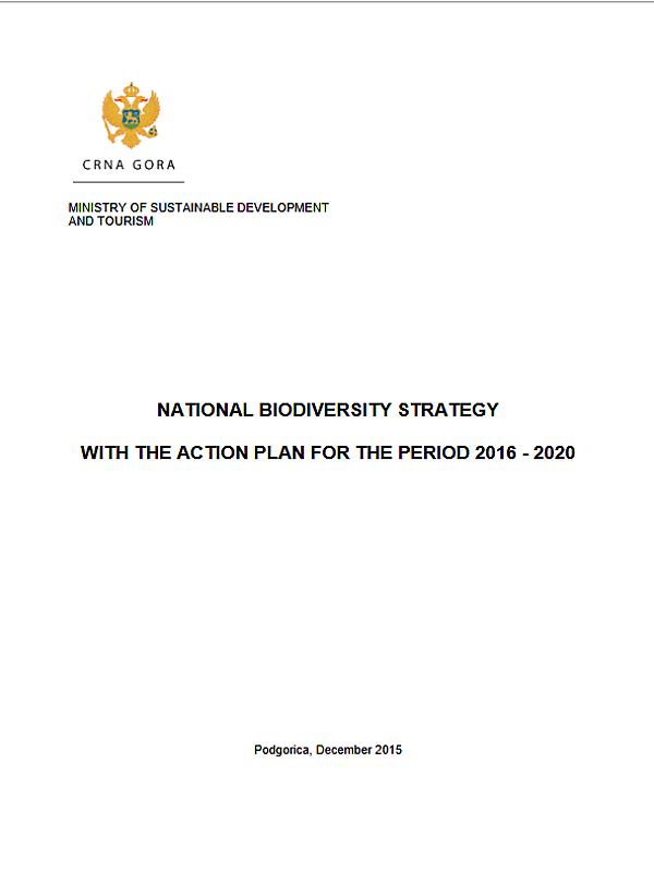 Montenegro: Biodiversity Strategy and Action Plan (v.2)