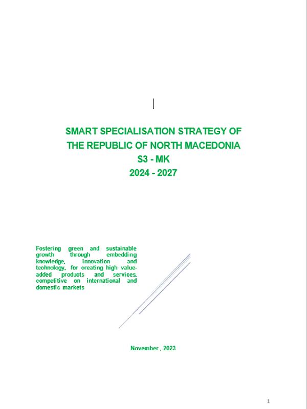 North Macedonia: Smart Specialisation Strategy (2024-2027)