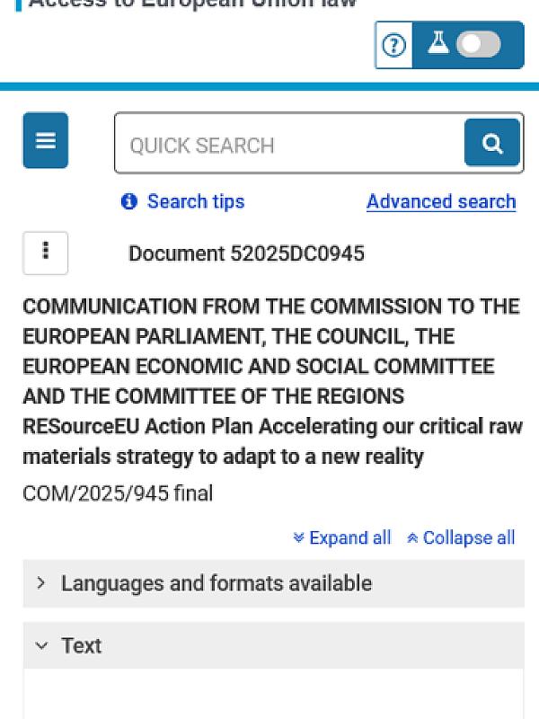 RESourceEU Action Plan