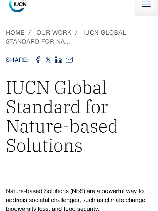 IUCN Global Standard for Nature-based Solutions, 2nd edition