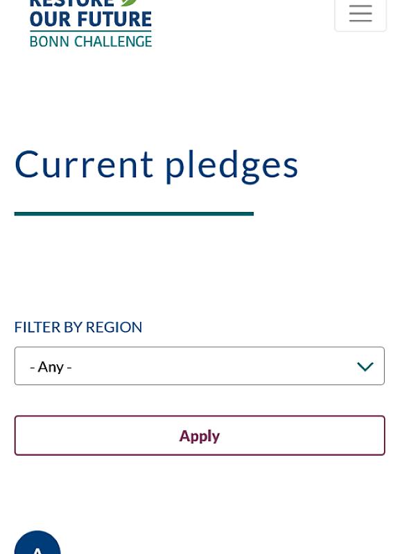 Bonn Challenge Pledges