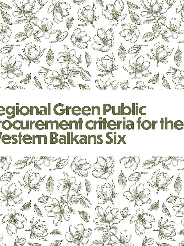 Regional Green Public Procurement criteria for the Western Balkans Six